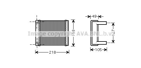 AVA QUALITY COOLING Lämmityslaitteen kenno MSA6385